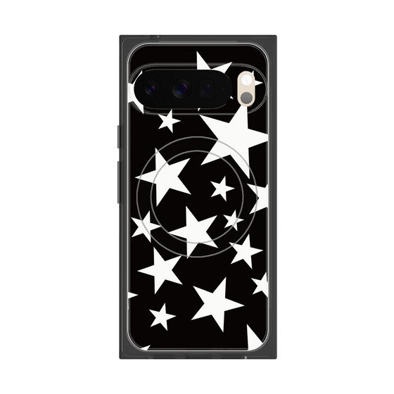 Premium Square Case with Pixelsnap［ Stars - Black ］
