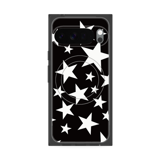 Premium Square Case with Pixelsnap［ Stars - Black ］