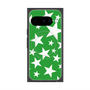 Premium Square Case with Pixelsnap［ Stars - Green ］