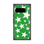 Premium Square Case with Pixelsnap［ Stars - Green ］