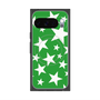 Premium Square Case with Pixelsnap［ Stars - Green ］