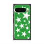 Premium Square Case with Pixelsnap［ Stars - Green ］