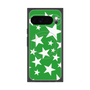 Premium Square Case with Pixelsnap［ Stars - Green ］