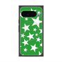 Premium Square Case with Pixelsnap［ Stars - Green ］