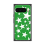 Premium Square Case with Pixelsnap［ Stars - Green ］