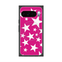 Premium Square Case with Pixelsnap［ Stars - Pink ］