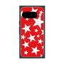 Premium Square Case with Pixelsnap［ Stars - Red ］