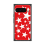 Premium Square Case with Pixelsnap［ Stars - Red ］