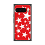 Premium Square Case with Pixelsnap［ Stars - Red ］