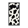 Premium Square Case with Pixelsnap［ Cow - White ］