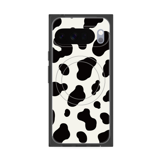 Premium Square Case with Pixelsnap［ Cow - White ］