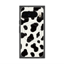 Premium Square Case with Pixelsnap［ Cow - White ］