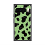 Premium Square Case with Pixelsnap［ Cow - Green ］