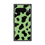 Premium Square Case with Pixelsnap［ Cow - Green ］