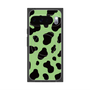 Premium Square Case with Pixelsnap［ Cow - Green ］