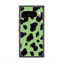 Premium Square Case with Pixelsnap［ Cow - Green ］