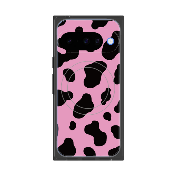 Premium Square Case with Pixelsnap［ Cow - Pink ］