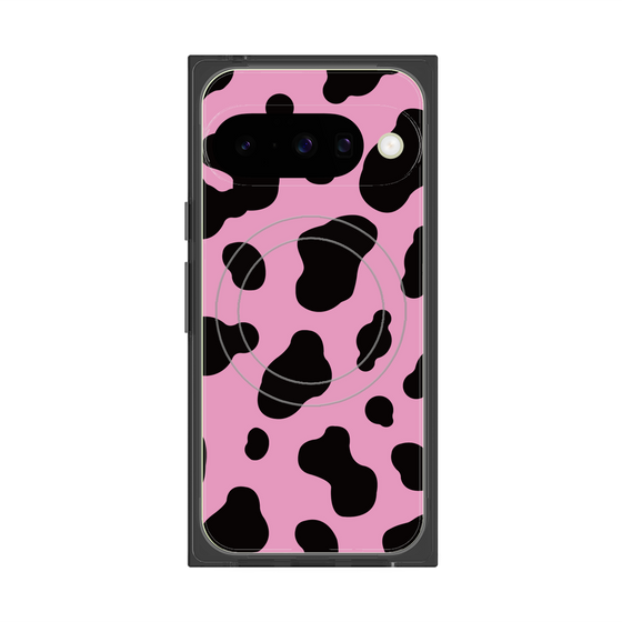 Premium Square Case with Pixelsnap［ Cow - Pink ］