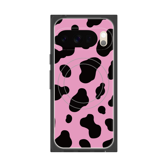 Premium Square Case with Pixelsnap［ Cow - Pink ］