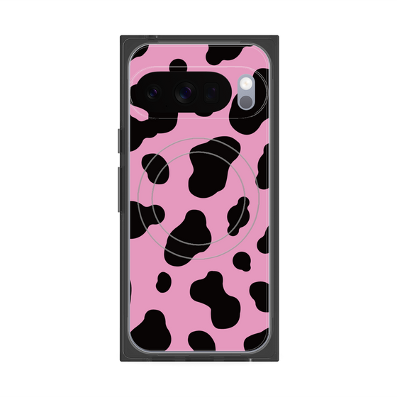 Premium Square Case with Pixelsnap［ Cow - Pink ］
