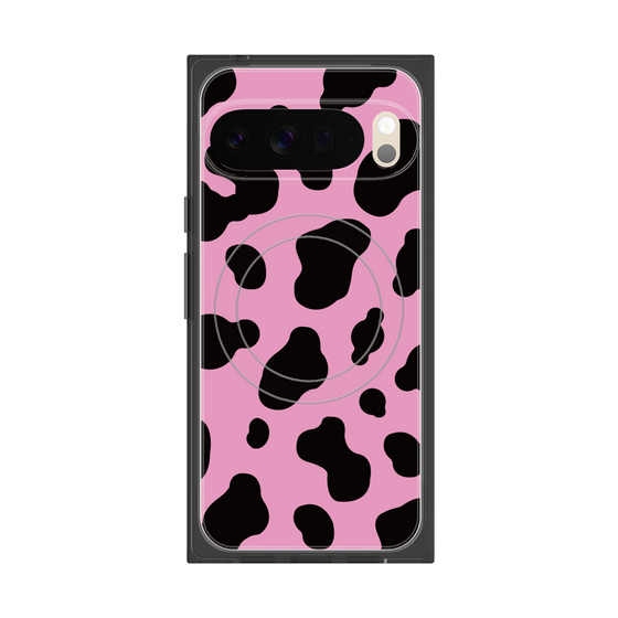 Premium Square Case with Pixelsnap［ Cow - Pink ］