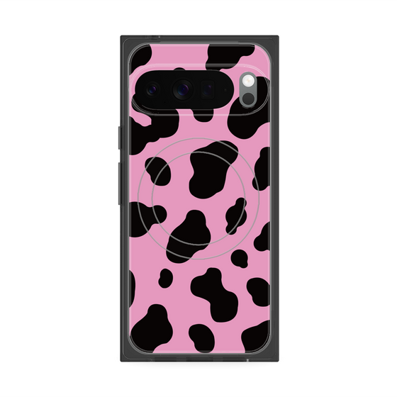 Premium Square Case with Pixelsnap［ Cow - Pink ］