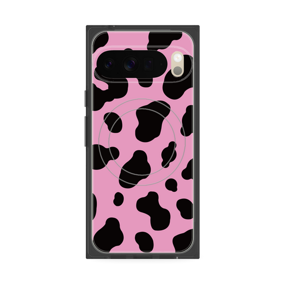 Premium Square Case with Pixelsnap［ Cow - Pink ］