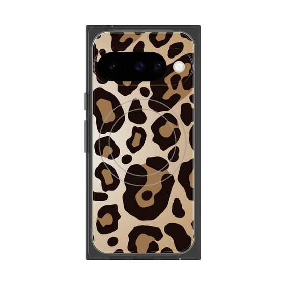 Premium Square Case with Pixelsnap［ Leopard - Yellow ］