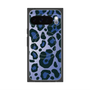 Premium Square Case with Pixelsnap［ Leopard - Blue ］