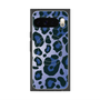 Premium Square Case with Pixelsnap［ Leopard - Blue ］