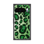 Premium Square Case with Pixelsnap［ Leopard - Green ］