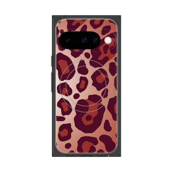 Premium Square Case with Pixelsnap［ Leopard - Red ］