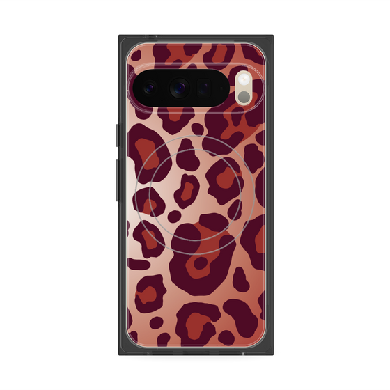 Premium Square Case with Pixelsnap［ Leopard - Red ］