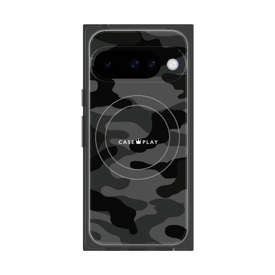 Premium Square Case with Pixelsnap［ Camouflage - Black ］