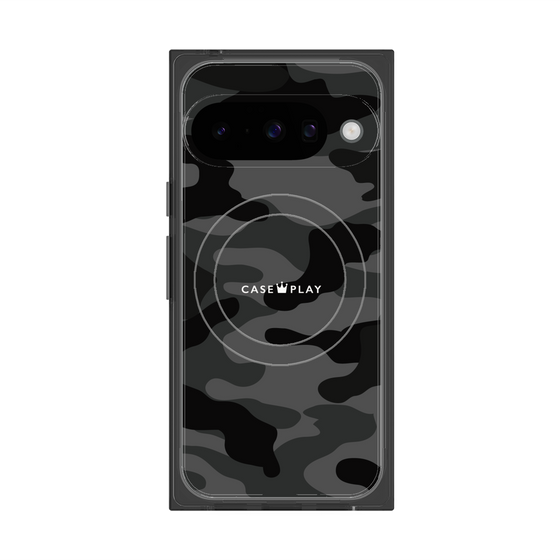 Premium Square Case with Pixelsnap［ Camouflage - Black ］