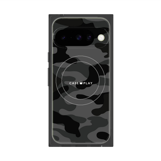 Premium Square Case with Pixelsnap［ Camouflage - Black ］