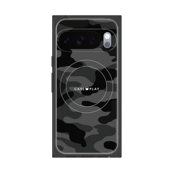 Premium Square Case with Pixelsnap［ Camouflage - Black ］