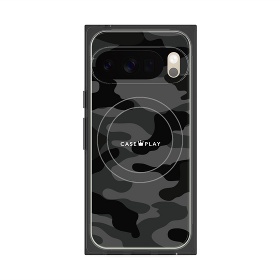 Premium Square Case with Pixelsnap［ Camouflage - Black ］