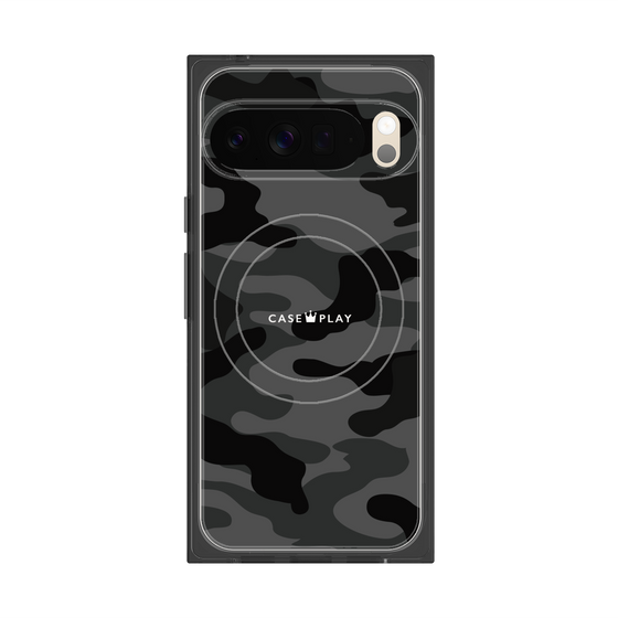 Premium Square Case with Pixelsnap［ Camouflage - Black ］