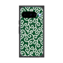 Premium Square Case with Pixelsnap［ Karakusa Pattern - Green ］
