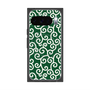 Premium Square Case with Pixelsnap［ Karakusa Pattern - Green ］