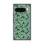 Premium Square Case with Pixelsnap［ Karakusa Pattern - Green ］