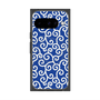 Premium Square Case with Pixelsnap［ Karakusa Pattern - Blue ］