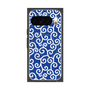 Premium Square Case with Pixelsnap［ Karakusa Pattern - Blue ］