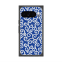 Premium Square Case with Pixelsnap［ Karakusa Pattern - Blue ］