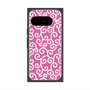 Premium Square Case with Pixelsnap［ Karakusa Pattern - Pink ］
