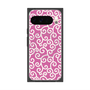 Premium Square Case with Pixelsnap［ Karakusa Pattern - Pink ］