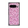 Premium Square Case with Pixelsnap［ Karakusa Pattern - Pink ］