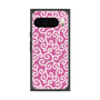 Premium Square Case with Pixelsnap［ Karakusa Pattern - Pink ］