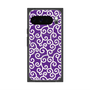 Premium Square Case with Pixelsnap［ Karakusa Pattern - Purple ］